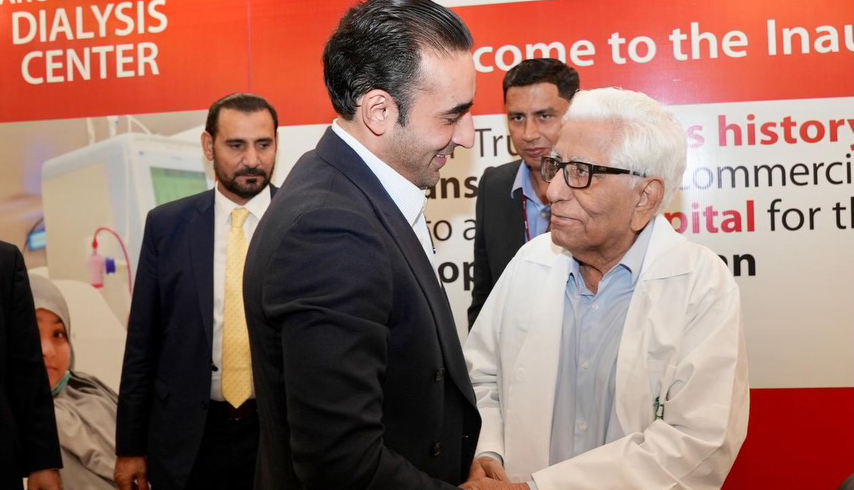 Bilawal opens SIUT units at hospital’s new building